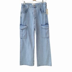 AGOLDE 28 Minka Cargo Jeans in Realm Women Streetwear Urban